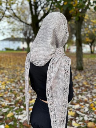 Emberveil Shawl