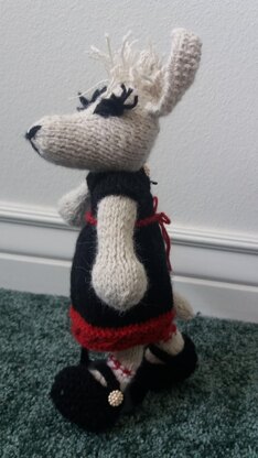 Llama with Peruvian Dress and Shoes