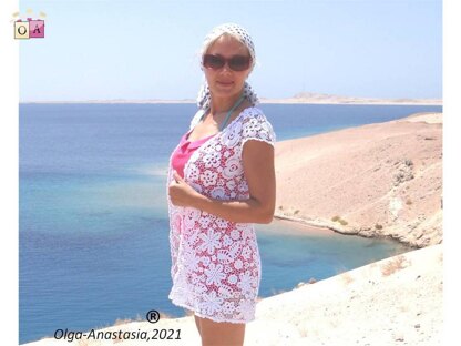 White Beach Lace Cardigan