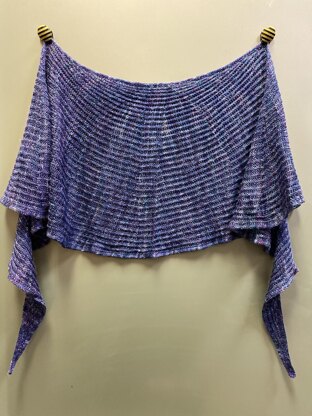 Waning Crescent Shawl