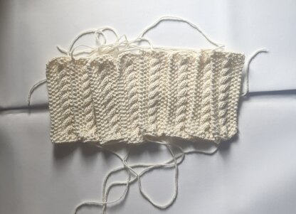Aran Cable Bookmarks