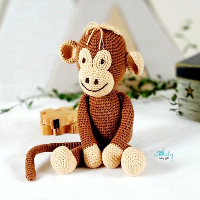 Crochet Pattern Bon the Monkey, Plushie, Kawaii, Cute Monkey, Amigurumi,  Soft Toy, Pdf Pattern 