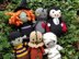 Halloween Dolls Set crochet amigurumi collection Dracula Vampire Frankenstein Monster Mummy Scarecrow Voodoo Doll and Witch