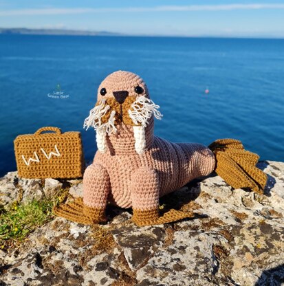 Wally the Walrus - US Terminology - Amigurumi