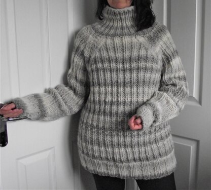 Quick Knit Cosy Raglan Sweater