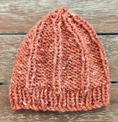 Kelsey – baby’s 5x1 rib beanie