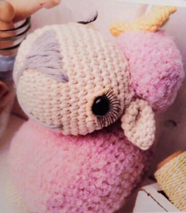 Dolly the pink sheep