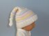 Baby Candy Stripe Topknot Pixie Hat