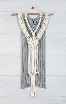 Solid Oak Two-Tone Layered Macrame Kit