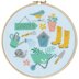 Bothy Threads Garden Cross Stitch Kit - 17.5cm circle