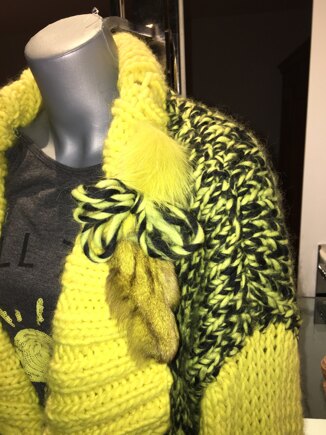 Kurzmantel mit Lana Grossa Ragazza #3