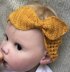 Baby Bow Headband Crochet Pattern Newborn - 12 months Infant Head Wrap