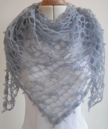 Angel wisp shawl