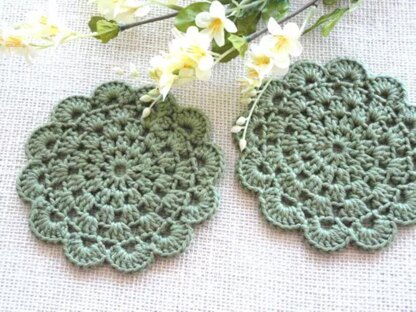 Crochet Pattern Doilies Home Decor Crochet Coaster