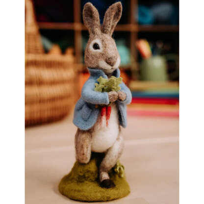 The Crafty Kit Company Ltd Peter Rabbit and the Stolen Radishes Needle Felting Kit - 190W x 290H x 94D