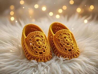 Crochet women shoes Pdf + Video Tutorial