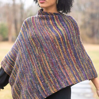 Marlow Poncho in Berroco Sesame - Downloadable PDF