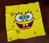 C2C Yellow SpongeBob SquarePants Face Blanket CROCHET PATTERN Bikini Bottom Throw