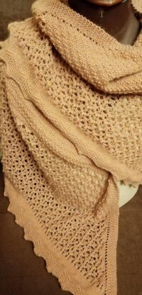 Faroese Shawl Autumn Interlude