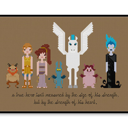 Hercules - PDF Cross Stitch Pattern