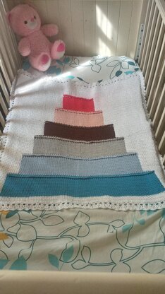 Colourful Blocks Baby Blanket