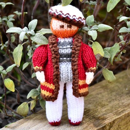 King Henry VIII Doll Knitting Pattern - Toy Knitting Pattern