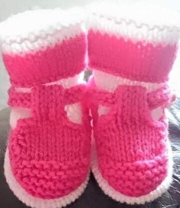 T Bar Shoes and matching Socks Newborn, 0-3mths and 0-6mthsT