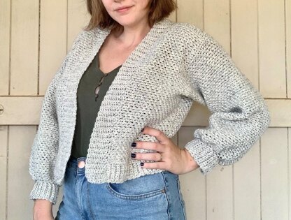 Marley Cardigan Crochet pattern by Burgundy & Blush | LoveCrafts