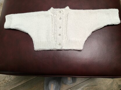 Dolman baby cardigan