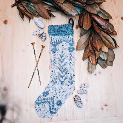 White Spruce Knit Stocking