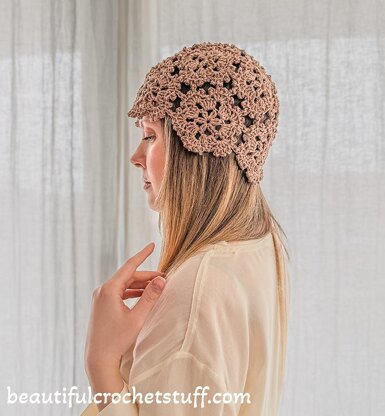 Flower Boho Beanie