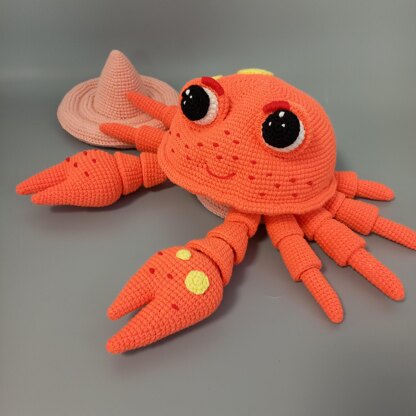 Crab stacking toy