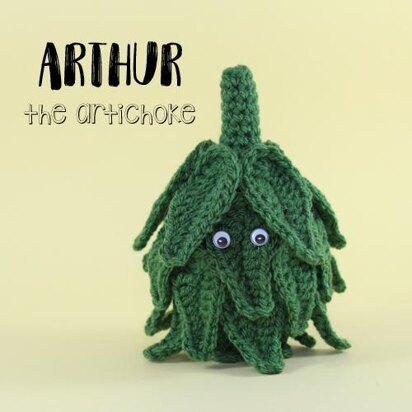 Arthur the artichoke amigurumi