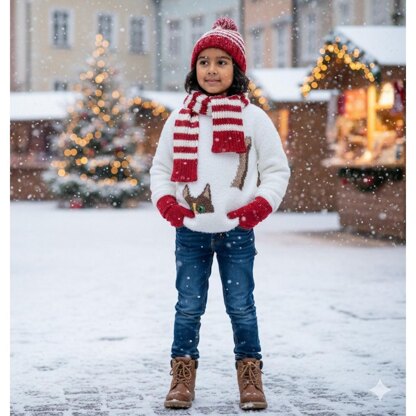 Cat in the snow sweater