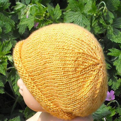 Baby Roll Brim Silk Slouch Knitting Pattern - Madmonkeyknits