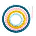 The Hook Nook Round Knitting Loom Set - 5, 7, 9 and 11 inches