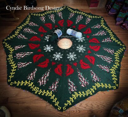 Christmas Woods Holiday Tree Skirt