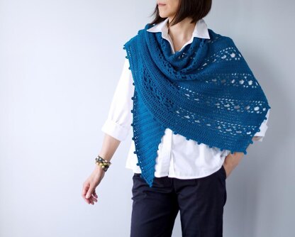 Florence triangular shawl