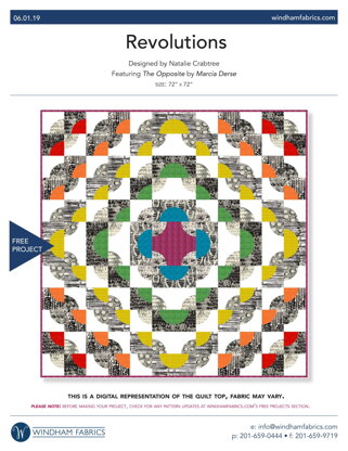 Windham Fabrics Revolutions - Downloadable PDF