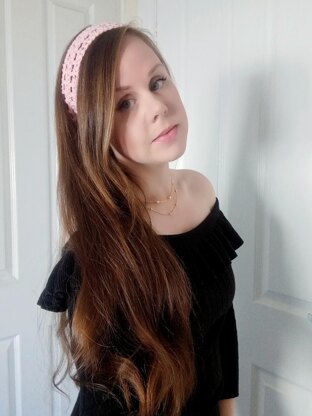 Crochet Romantic Lacy Headband Pattern