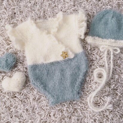 Lynn Romper Set - knitting pattern