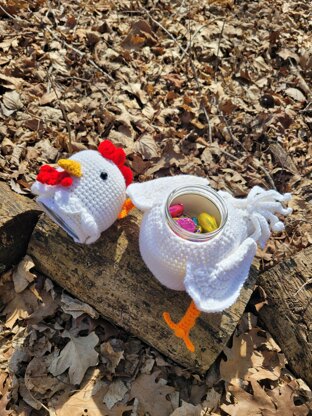 Chicken Treat Stash Jar