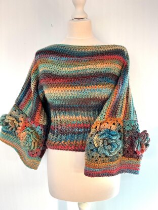 Sweater full of Roses