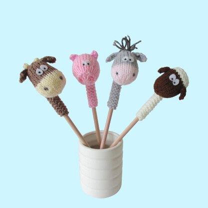 Farmyard Pencil Toppers