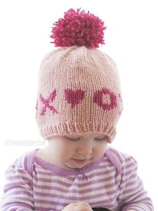 XOXO Hugs & Kisses Valentine Hat