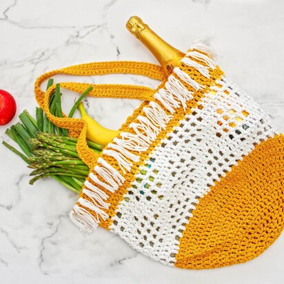 Crochet Boho Grocery Bag