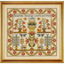 Historical Sampler Company Flora & Fauna Sampler Cross Stitch Kit - 26cm x 25cm