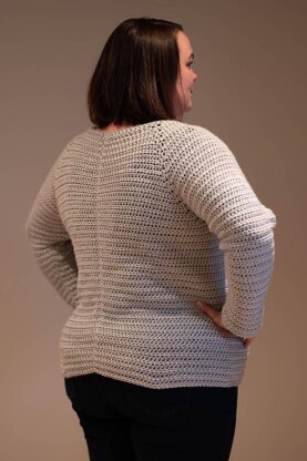 Classic Crochet Raglan Pullover