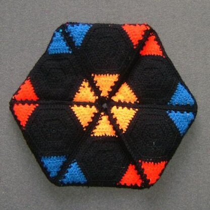 Hexaflexagon Cushion