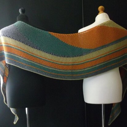 Cascade shawl no.6